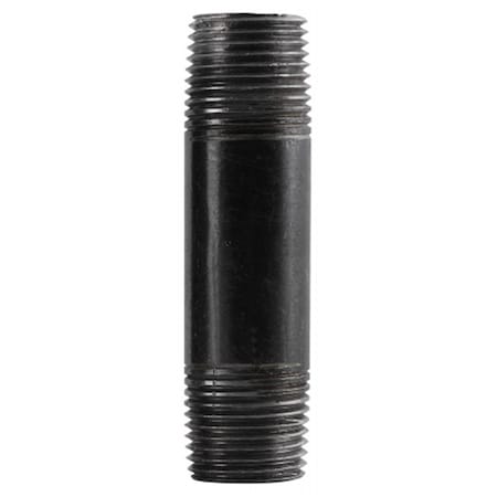 Ldr Industries .75in. X 8in. Black Steel Nipple 30234X8